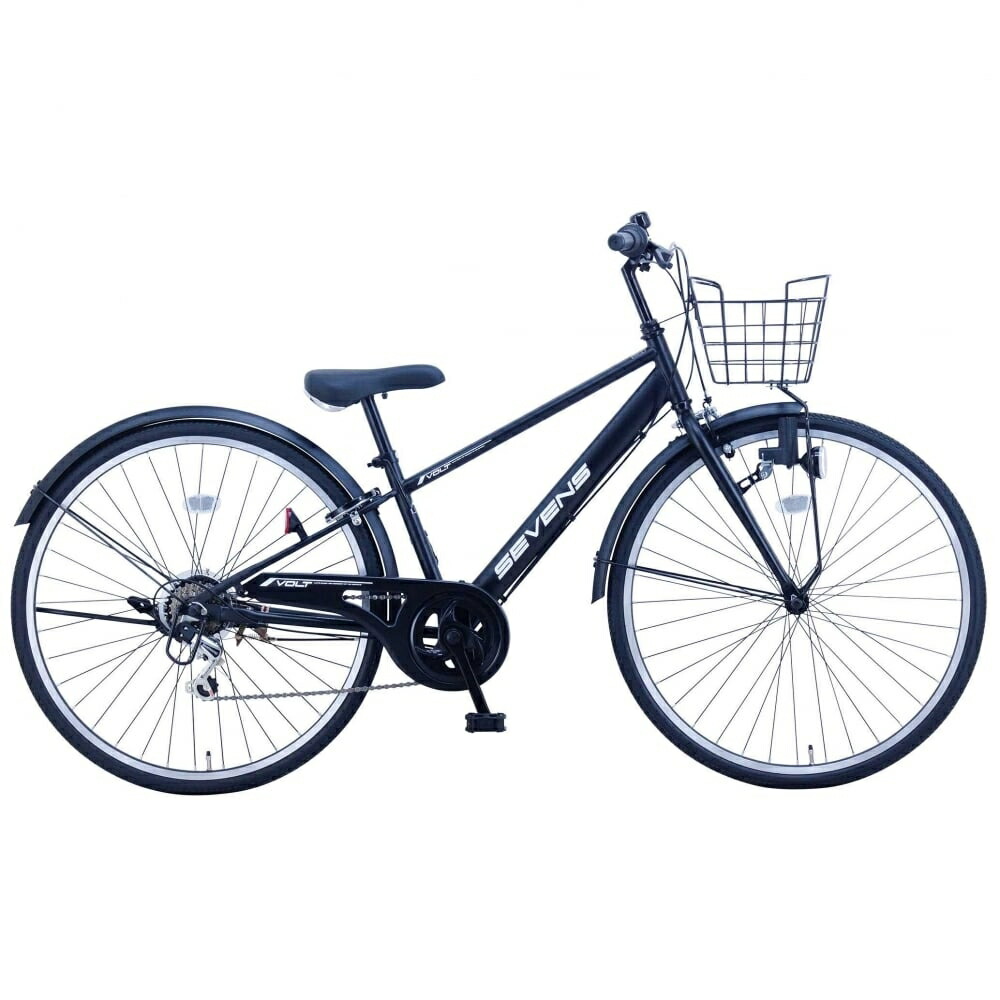 26インチ 身長130～145cm 子供用自転車 セブンズ・ボルト フラットブラック 8歳 9歳 10歳 黒 6段変速 LEDダイナモライト 鍵付き 男の子 かっこいい トイザらス限定 こども用自転車 子ども用自転車 キッズ自転車 誕生日 プレゼント ギフト 【大型別送品 配送日指定不可】｜トイザらス・ベビーザらス