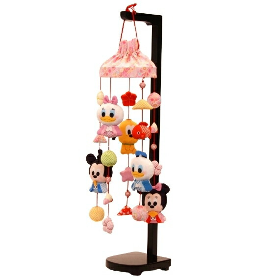 【雛人形】ディズニー つるし飾り 高さ71cm(351810)つるし雛 ひな人形 ひな祭り お雛様 おしゃれ ミッキー ミニー【メーカー直送】