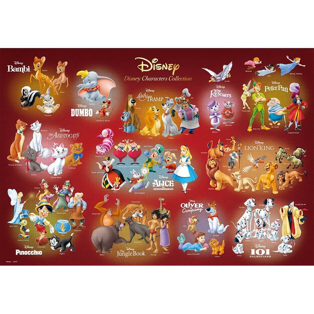 楽天市場 ディズニー 1000ピース ジグソーパズル Disney Characters Collection クリアランス トイザらス ベビーザらス