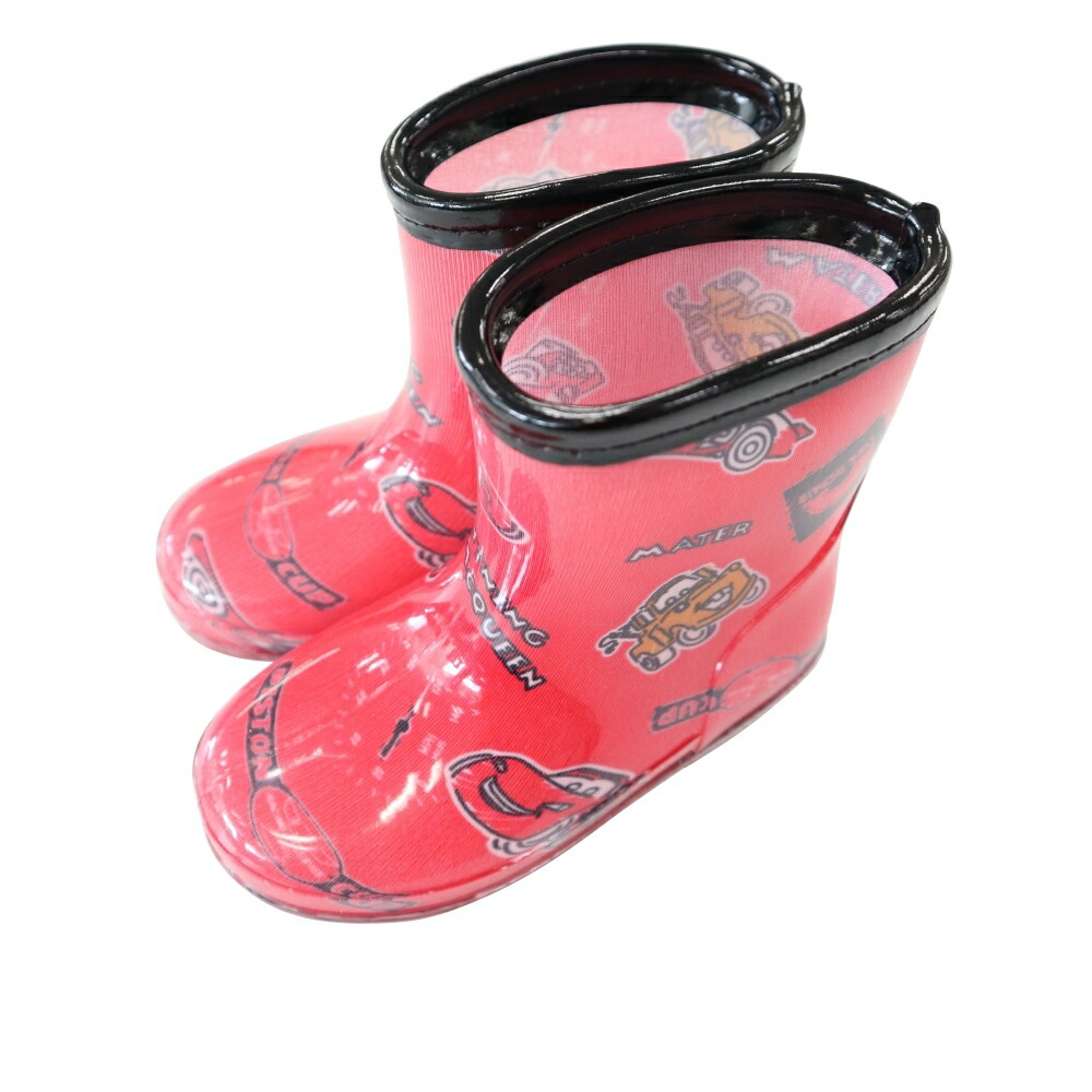 楽天市場 ベビーザらス限定 ディズニー カーズ レインブーツ 総柄 レッド 17cm トイザらス ベビーザらス