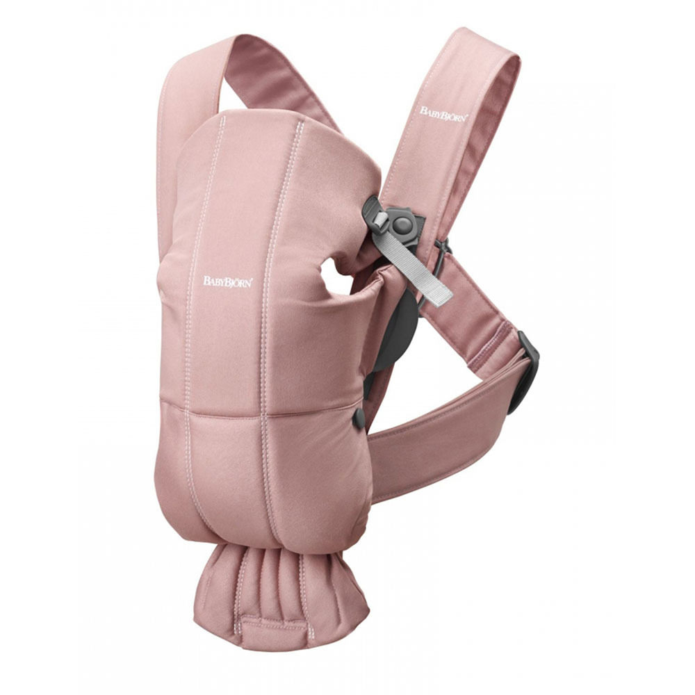 ベビービョルン ベビーキャリア Mini スタイ付き ダスティピンク 抱っこ紐 オンライン限定 送料無料 Novix Com