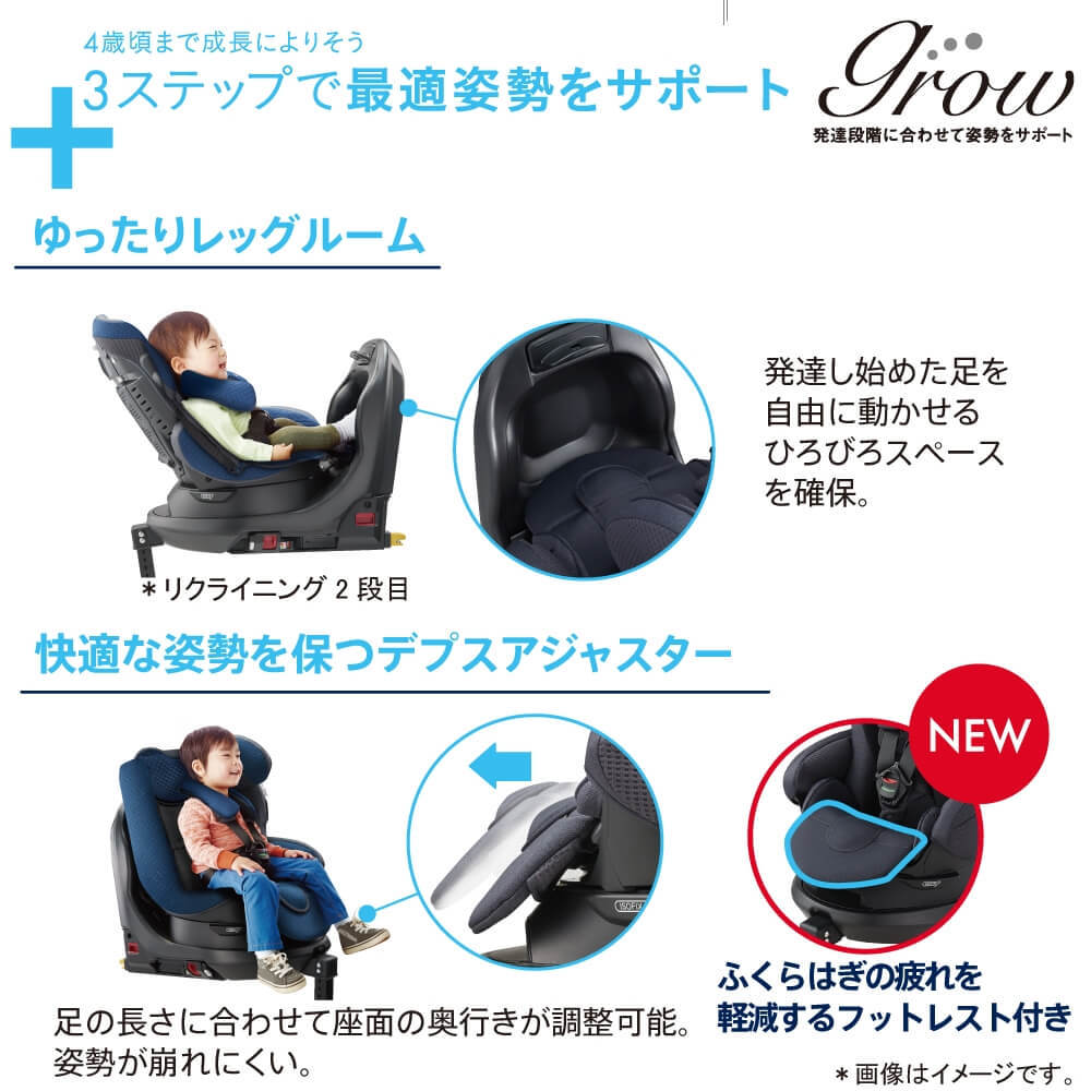 新品未使用】アップリカ フラディアグロウ ISOFIX セーフティープラス-