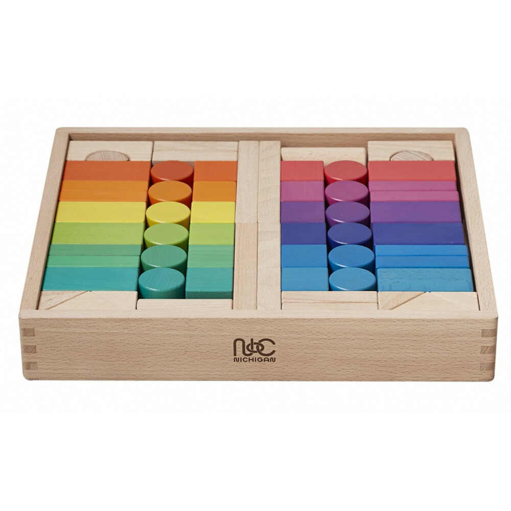 ニチガン IRODORI イロドリ カラフル 積み木セット ニチガン IRODORI イロドリ カラフル 積み木セット