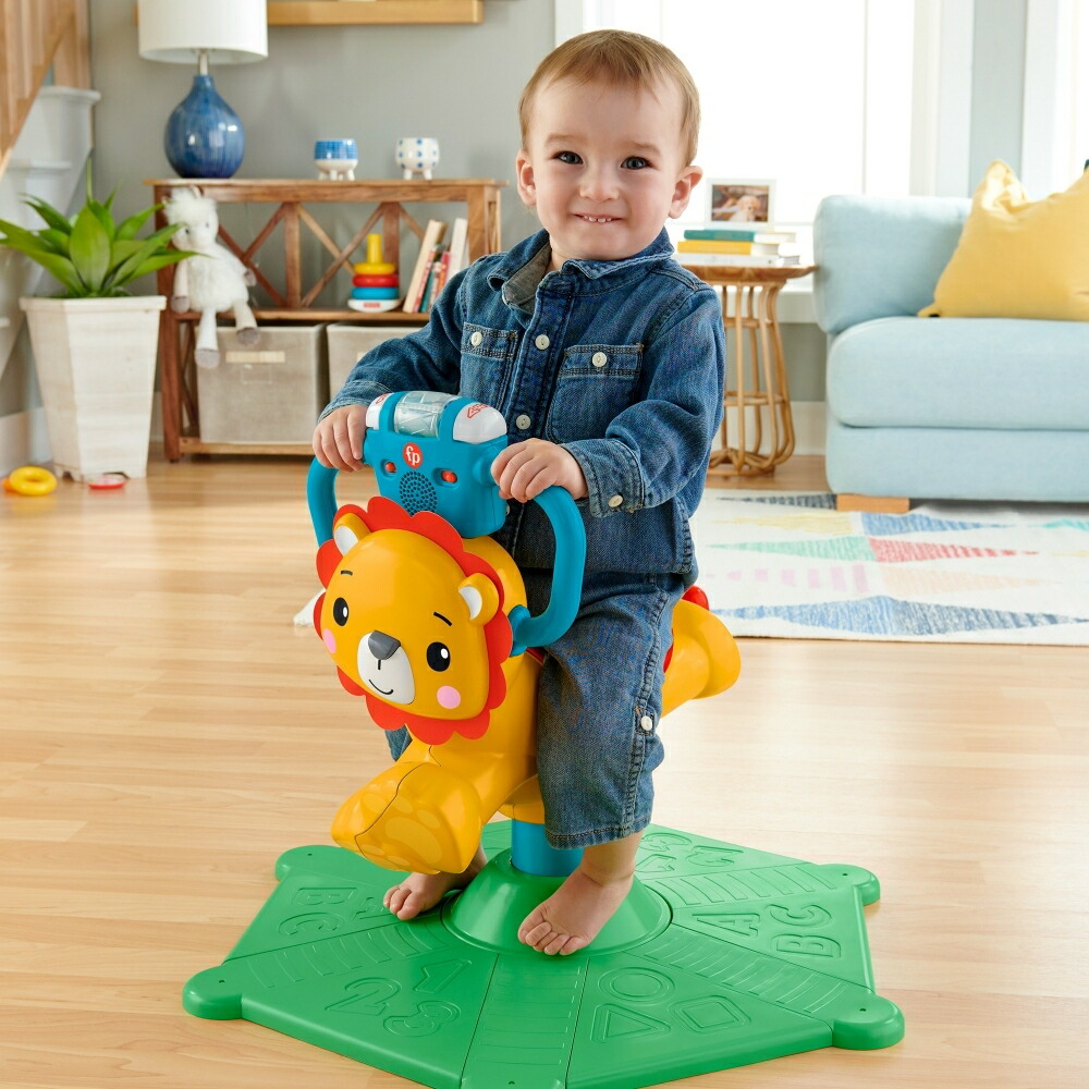限定品 フィッシャープライス はずむ！まわる！バイリンガル・らいおん おうちがまるで遊園地みたい？！バランス感覚を育む知育おもちゃ