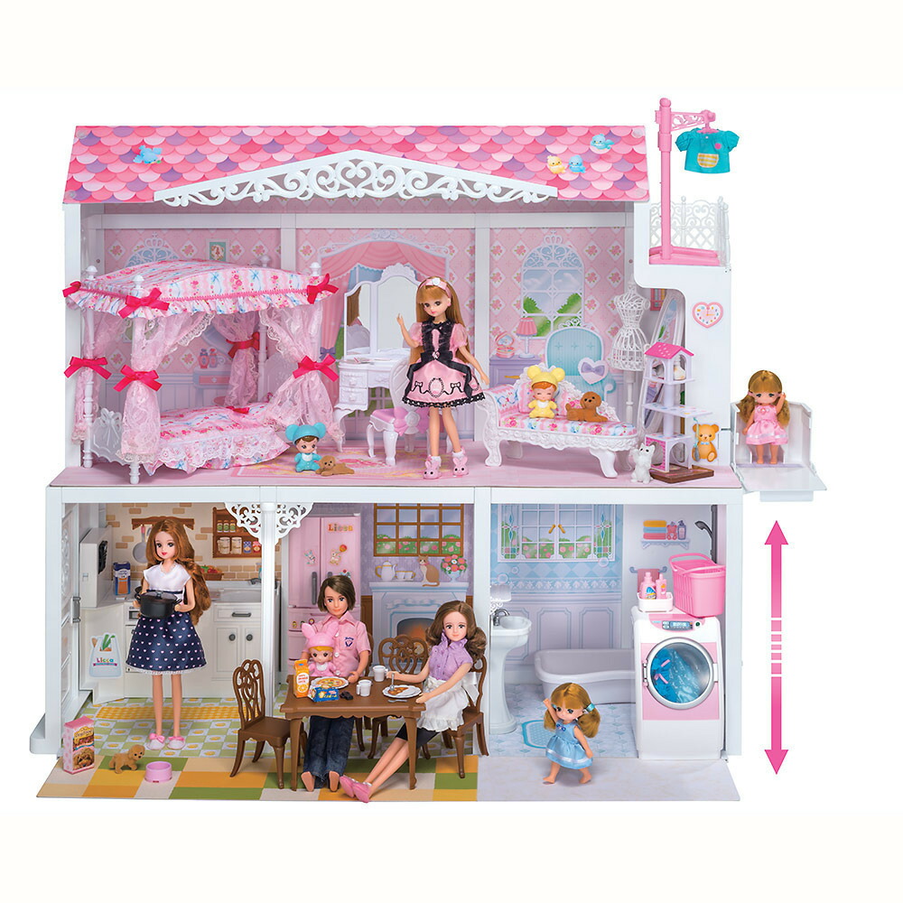 楽天市場 リカちゃんドリームハウス エレベーターのあるあこがれのおうち ユウセイ堂2 カード利用可能店