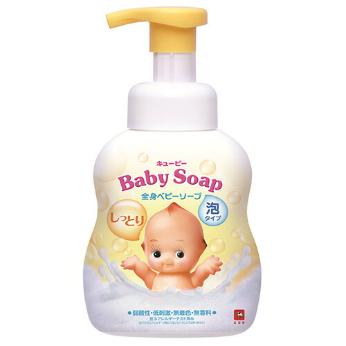 キューピー しっとり全身ベビーソープ 泡タイプ 400ml ポンプ付き おふろ・バス用品