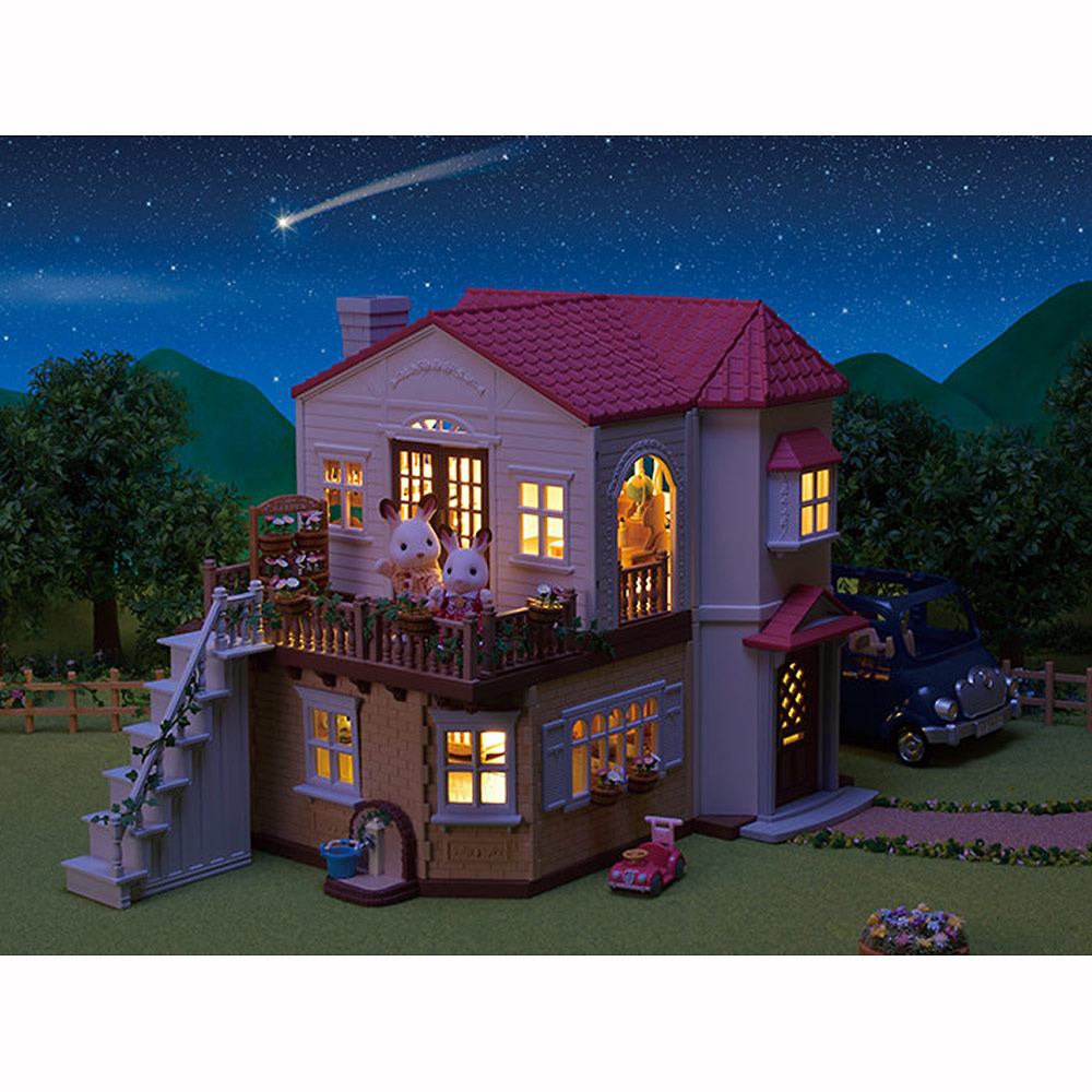 楽天市場 オンライン限定価格 シルバニアファミリー 赤い屋根の大きなお家 トイザらス ベビーザらス