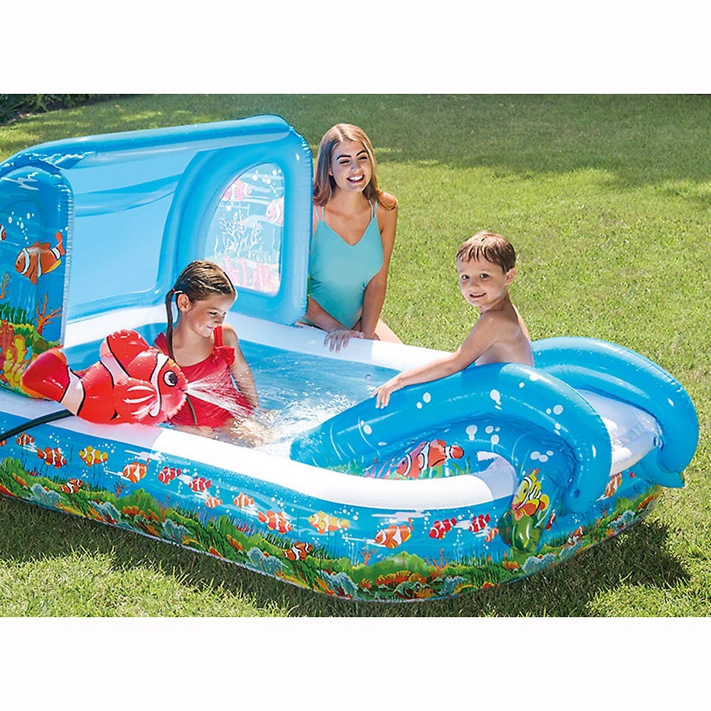 トイザらス限定 INTEX クマノミ プレイセンタープール 226×145×104cm 