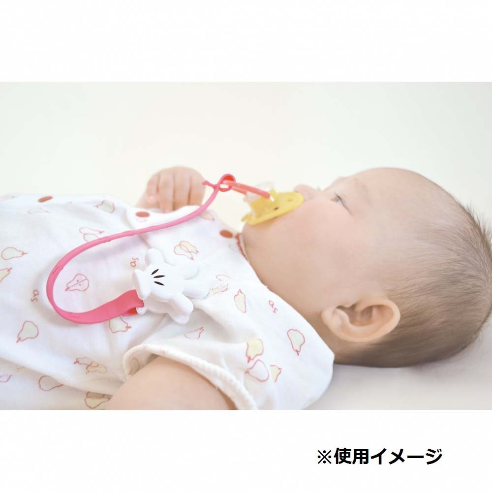 楽天市場 ミッキーマウス おしゃぶり トイホルダー ピンク トイザらス ベビーザらス