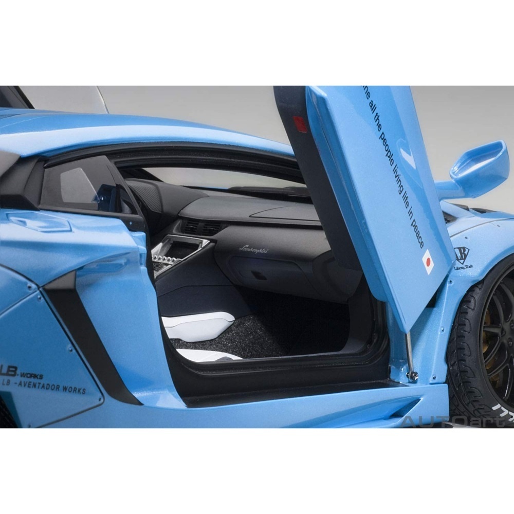 楽天市場 1 18 リバティーウォーク Lb Works ランボルギーニ アヴェンタドール メタリック スカイブルー オンライン限定 送料無料 トイザらス ベビーザらス