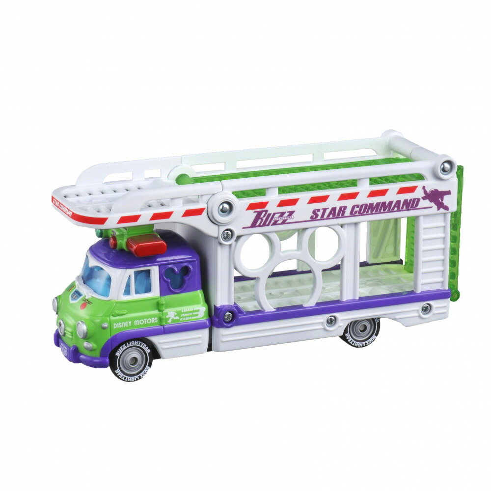 楽天市場 トミカ ディズニーモータース パルズトランポ バズ ライトイヤー トイ ストーリー トイザらス ベビーザらス