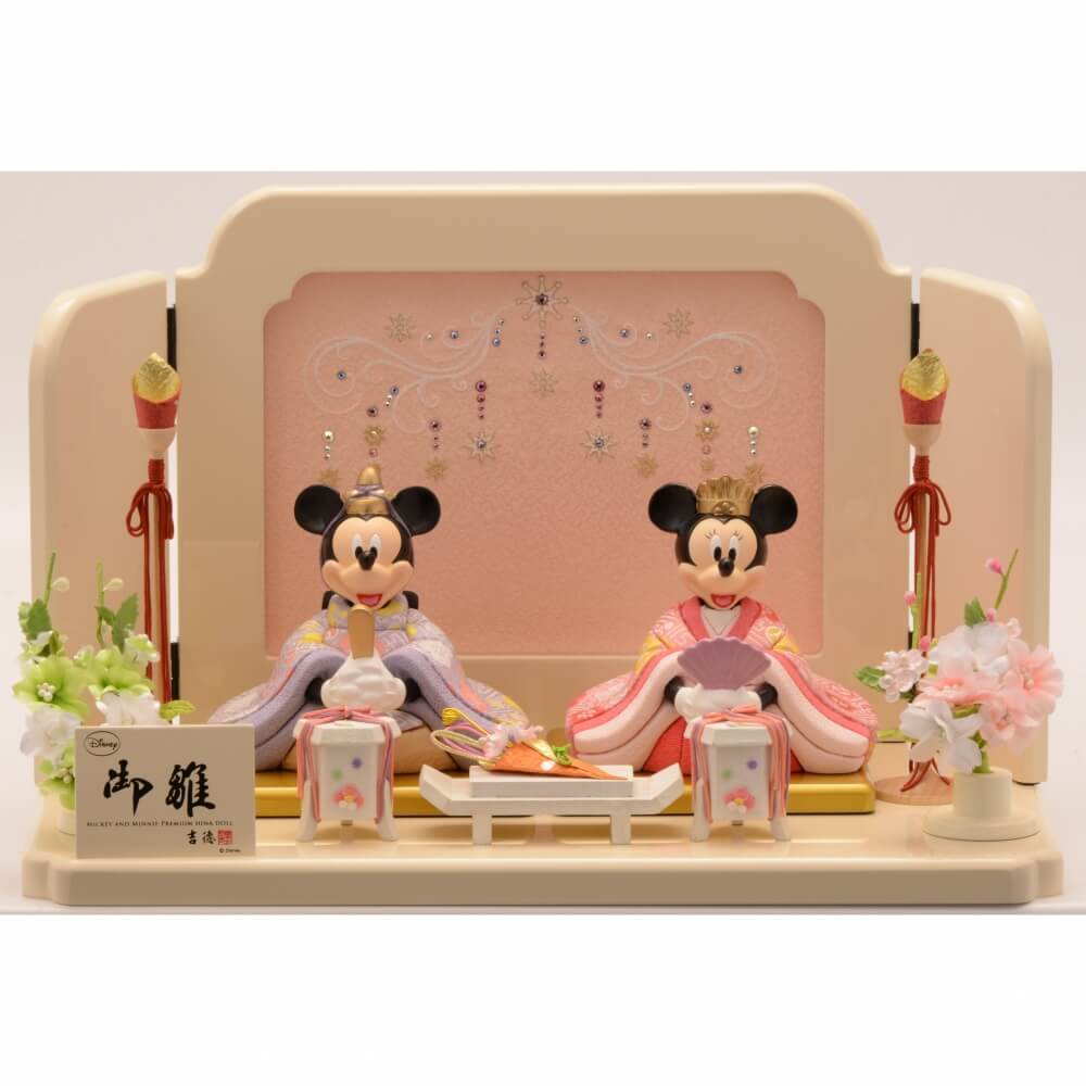 楽天市場 雛人形 ベビーザらス限定 木目込み親王飾り ミッキー ミニー 送料無料 トイザらス ベビーザらス