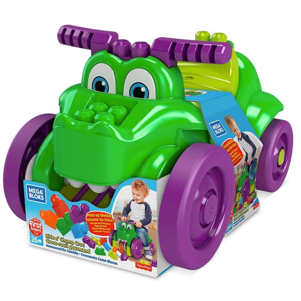 楽天市場 1才からのメガブロック パクパクワニのライドオン トイザらス ベビーザらス