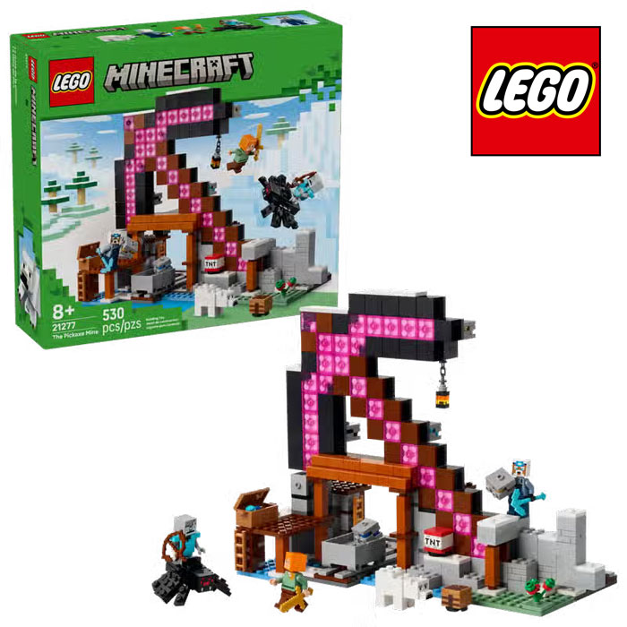 【レゴブロック】【仕掛ける】#21277 LEGO レゴ(R) マイン手工芸品 ツルハシ砿山 おもちゃ-ブロック-セット