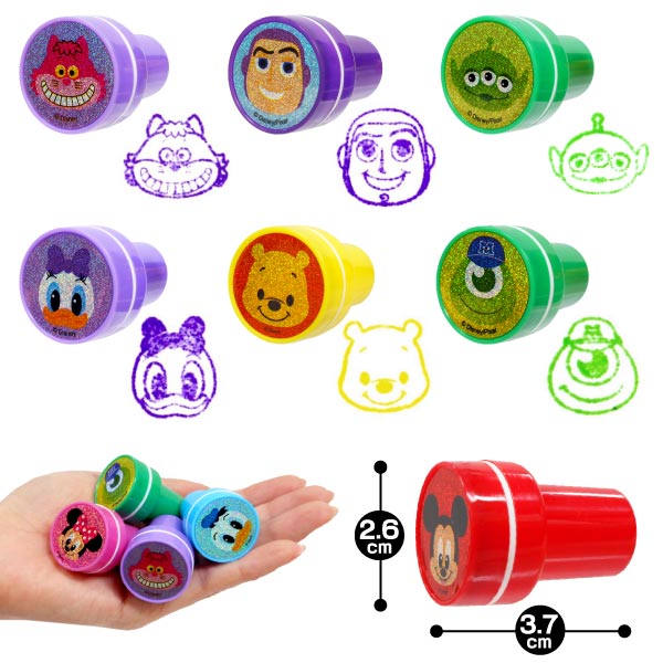 楽天市場 ディズニー スタンプ ディズニー顔柄スタンプ3 スペシャルver 60個セット トイトイ おもちゃ 景品 雑貨店