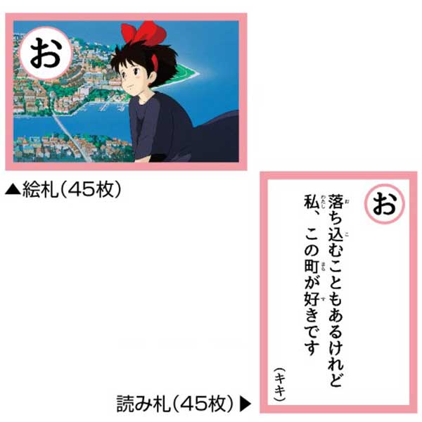 楽天市場 ジブリ メール便可 エンスカイ 魔女の宅急便 名台詞かるた トイトイ おもちゃ 景品 雑貨店