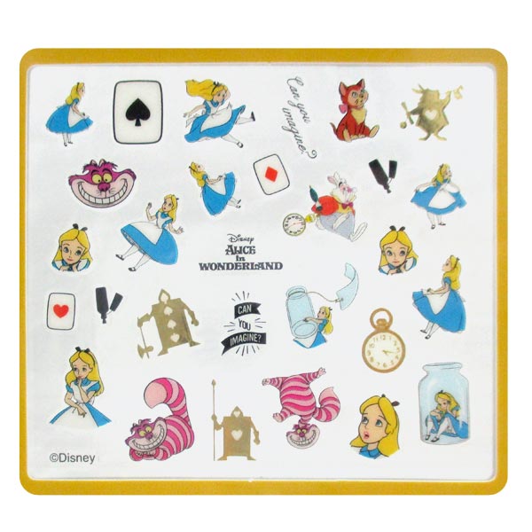 楽天市場 ネイル メール便可 Otto Pow オットポウ ディズニーネイルシール06 アリス ディズニー グッズ ネイルシール ネイルアート キャラクターネイル Tat コスメ おしゃれ かわいい ギフト 贈り物 女の子 キッズ ワンポイント プリンセス 不思議の国のアリス