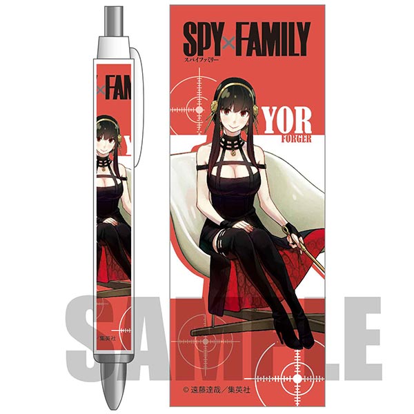 楽天市場 スパイファミリー メール便可 ベルハウス Spy Family ボールペン ヨル フォージャー レッド トイトイ おもちゃ 景品 雑貨店