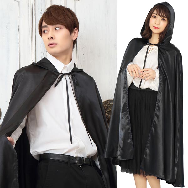 ブラック　マント カシミヤ混二重ケープマント K-35951A 【ブラック】 フリーサイズ 防寒