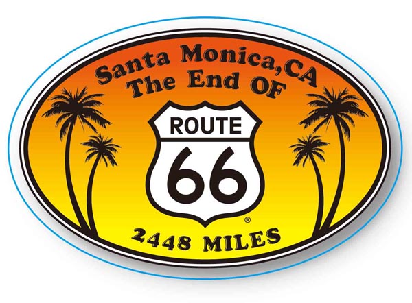 楽天市場 メール便可 アクリルバッチ Route 66 D ルート66 バッジ アメリカ合衆国の国道66号線 マザーロードルート66 道路標識 グッズ トイトイ おもちゃ 景品 雑貨店