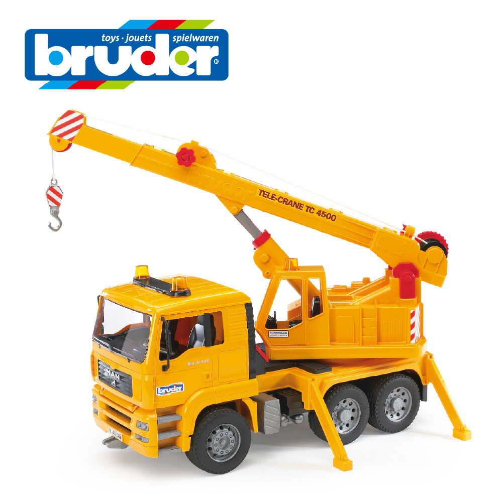 楽天市場】【300円OFFクーポン】bruder MAN クレーントラック