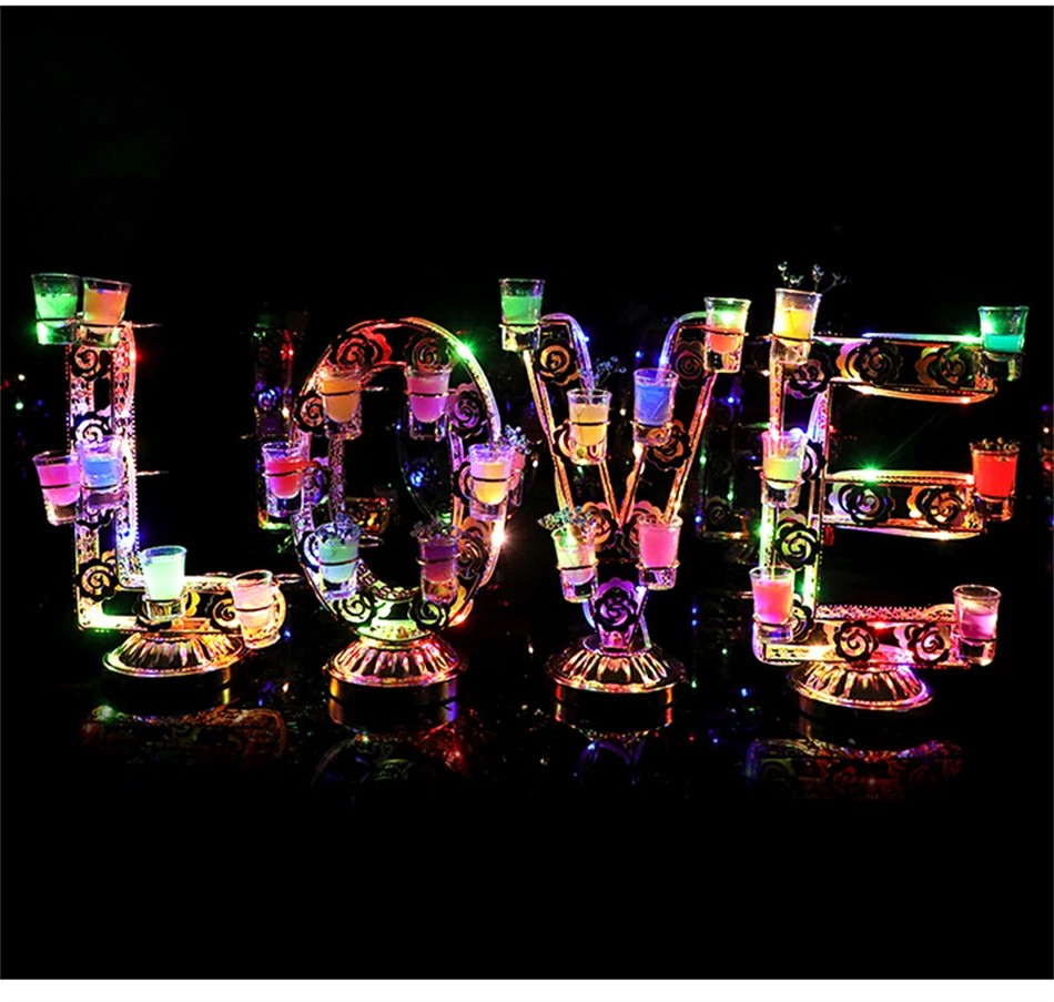 テキーラ観覧車 VIP LEDライト グラス棚 パーティーグッズ グラスラック テキーラ観覧車 VIP LEDライト グラス棚 パーティーグッズ グラスラック