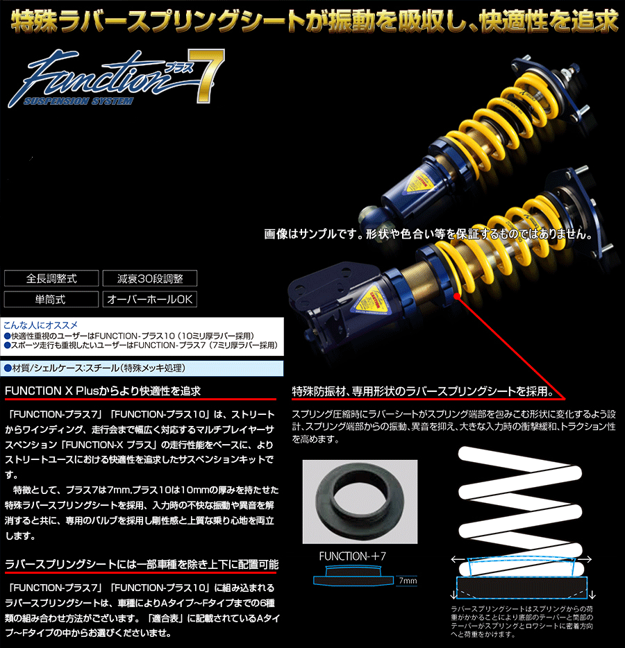 ジール車高調 ファンクションプラス7 Zeal Function プラス7 A 品番 Zs217p07a 30段 X Coils トヨタ マークx Grx131 Elteachermurcia Com