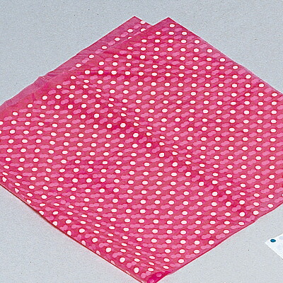 福助工業 ポリ風呂敷 100枚入 No.90 水玉ピンク （500枚）｜テンポアップ 15,340円