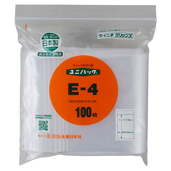 セイニチ ユニパック 0.04タイプ E-4（1ケース7000枚） 17,657円