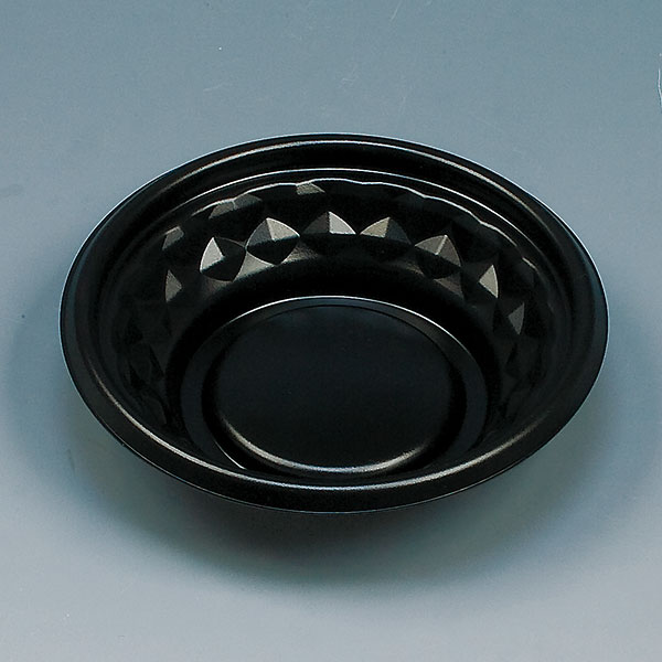 福助工業 使い捨て弁当箱・惣菜・仕出し容器 福丸丼 180H 黒 (1ケース600枚)｜テンポアップ