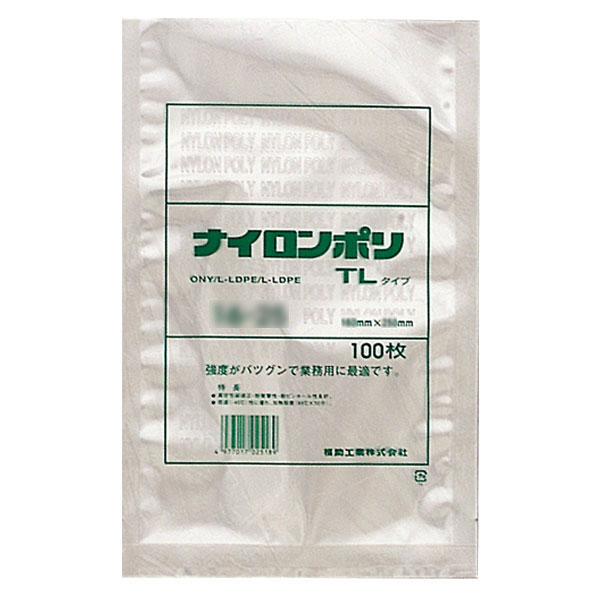 福助工業 ナイロンポリ袋 TL 30-40(小ロット200枚：100枚×2袋)