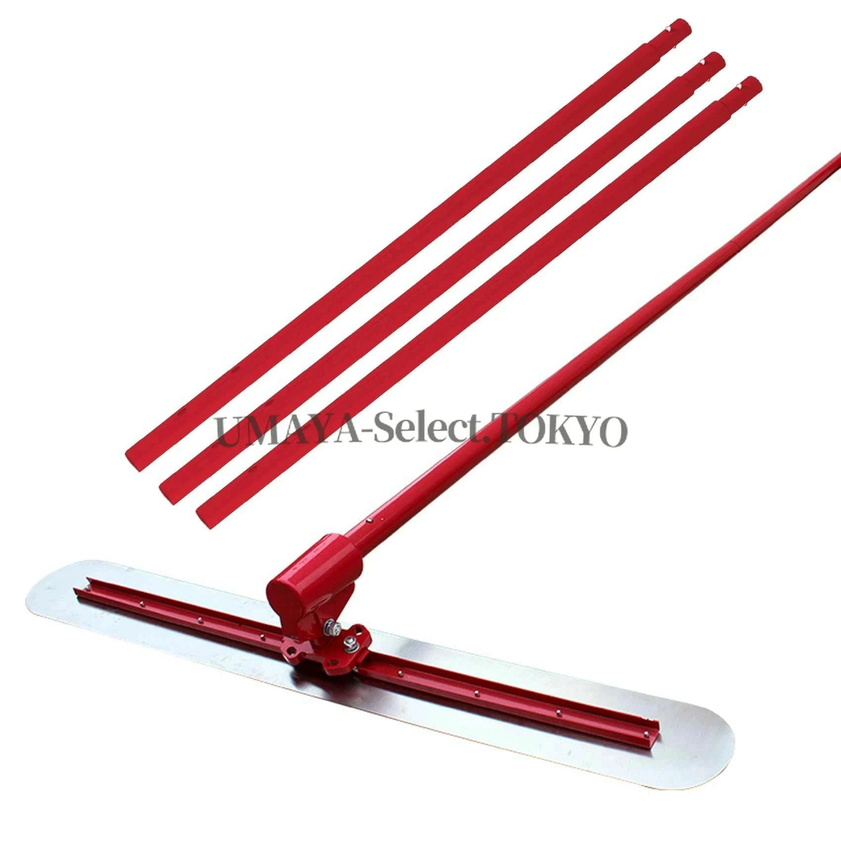 レベリングスクリード 120×20cm ステンレス コンクリート仕上げ 土間均し 角度調整 携帯用 工事工具|JJ STORE店