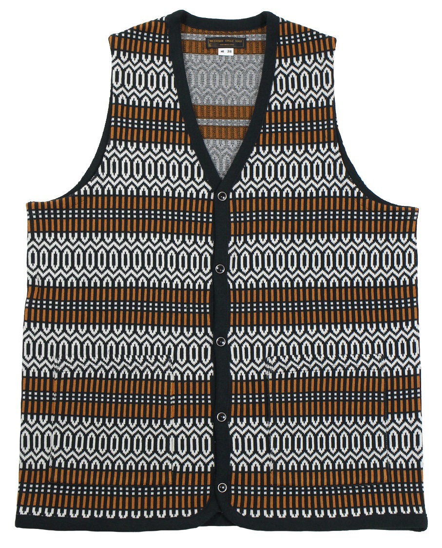 WESTRIDE [-NGT RUG VEST- MUSTARD RUG size.36,38,40,42,44]