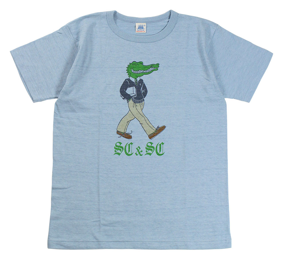 JOHN GLUCKOW ["Lot JG-CS06 Preppie Alligator T" サックス size.S,M,L,XL]｜TRACK 店
