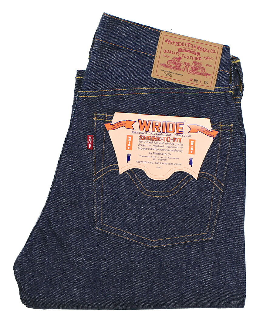 WESTRIDE [-1965E- BLUE w.28,29,30,31,32,33,34,35,36,38,40,42,44]｜TRACK 店