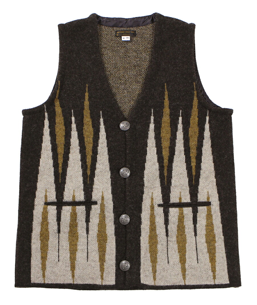 楽天市場】WESTRIDE [-ARGYLE CHIMAYO VEST- BRN size.36,38,40,42,44