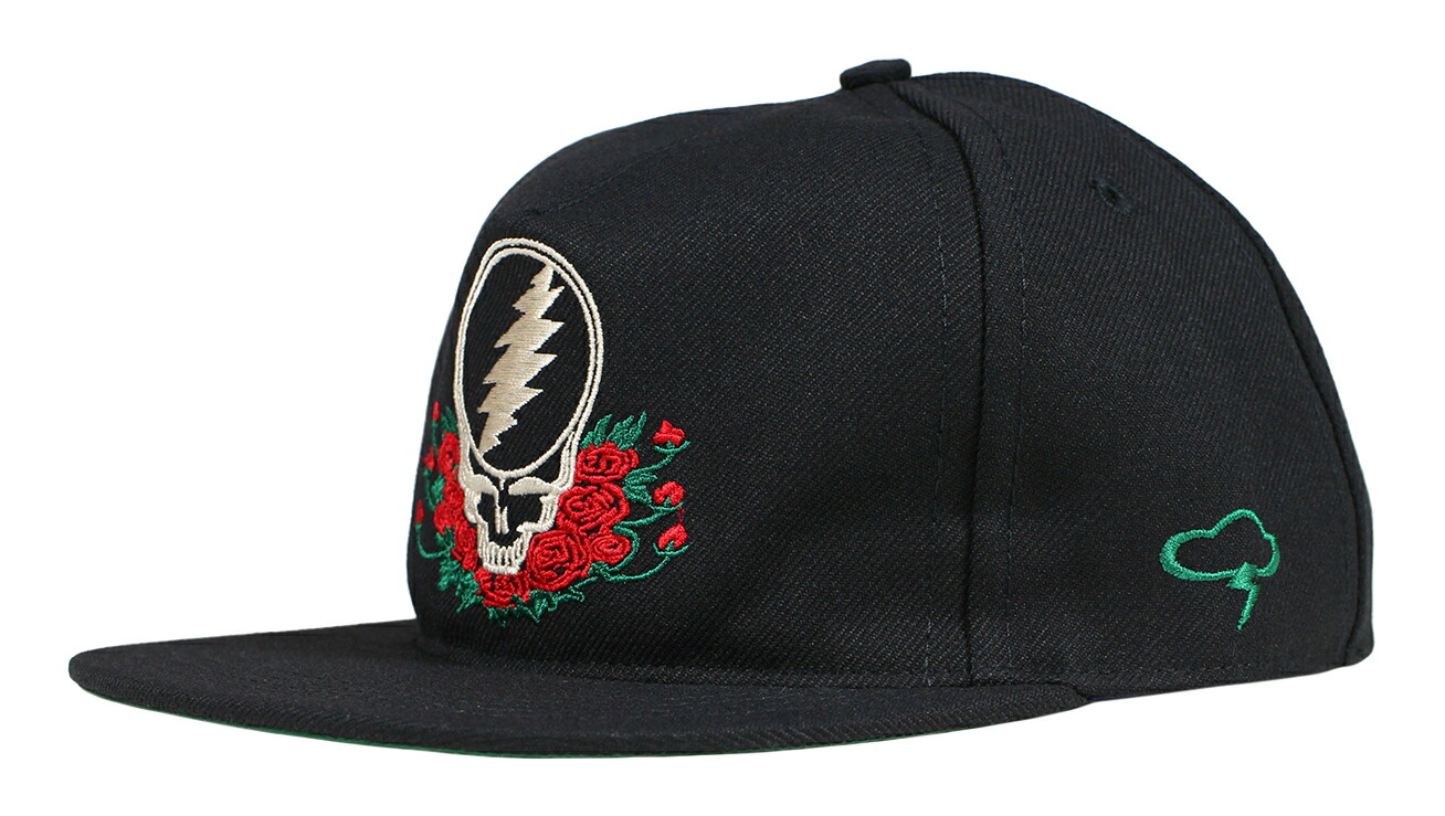 THE AMPAL CREATIVE [-Ampal x Grateful Dead STEAL YOUR ROSES - Snapback- BLK]