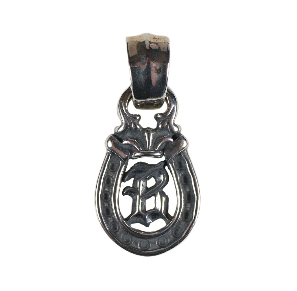 Bill Wall Leather [-Medium Horseshoe Pendant("B"Initial)-]｜TRACK 店
