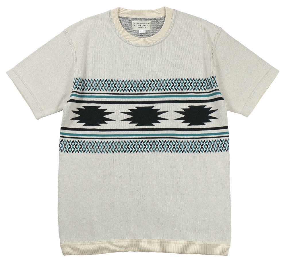 WESTRIDE [-NGT NAVAJO TEE- IVRY size.36,38,40,42,44]｜TRACK 店