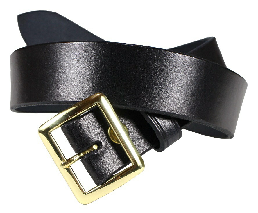 Langlitz Leathers [-Pants Belt Plain- BLACK w.32,34,36,38]