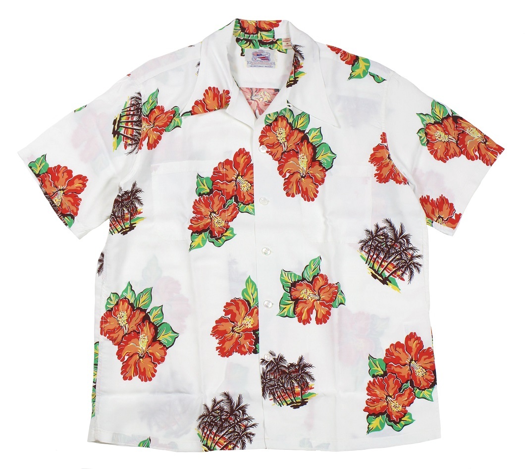DUKE KAHANAMOKU [SPECIAL EDITION “TROPICAL VIEW” Lot No. DK38819 OFF WHITE size.S,M,L,XL]