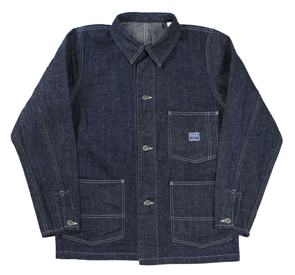 WESTRIDE [-W\u0026R WW2 3POCKET COVERALL- DENIM size.36,38,40,42,44]