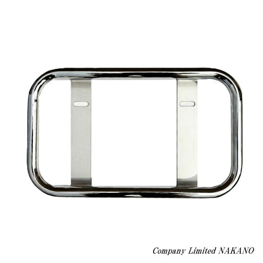 楽天市場】トラック用 小判型 ナンバー枠 中型 19Φ 鏡面ステン