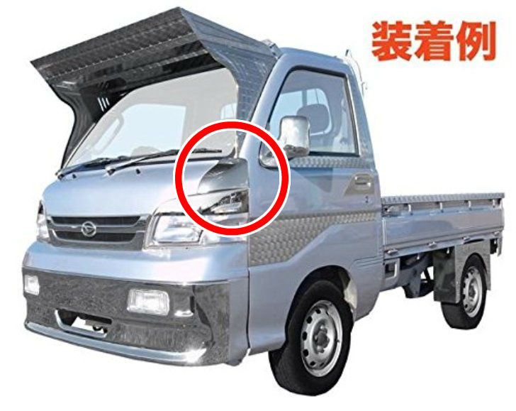 スプリングフェア コーナーパネルメッキ ハイゼットｓ500系 ダイハツ 軽トラ 旧車 走り屋 デコ車 デコバン デコトラ クーポン発行 Gdpcambodia Org