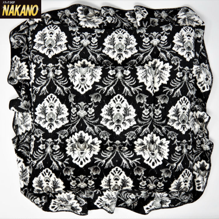 【国産新品】金華山　新格子グリーン　座布団(シートクッション) 2枚 金華山 座布団 トラック用品 クッション 花かご シリーズ