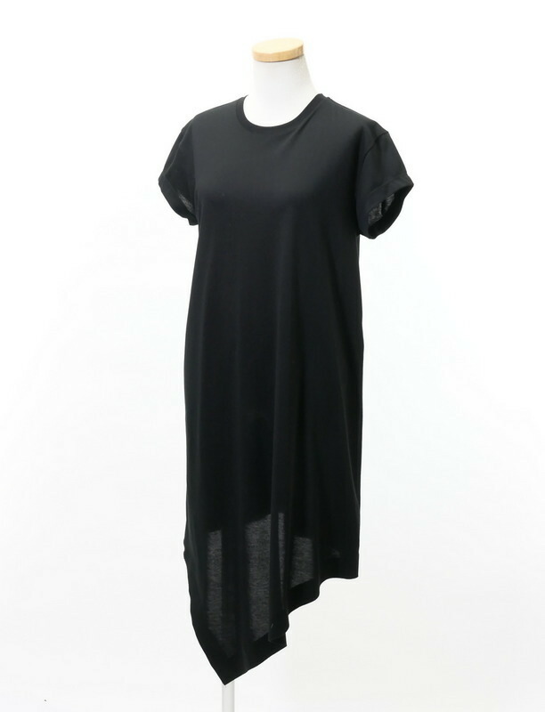 美品 Balenciaga Paris バレンシアガ カットソー ワンピース レディース サイズ36 ブラック 黒 アシンメトリー イレギュラーヘム ブランド古着 中古 Gh9338 Psicologosancora Es