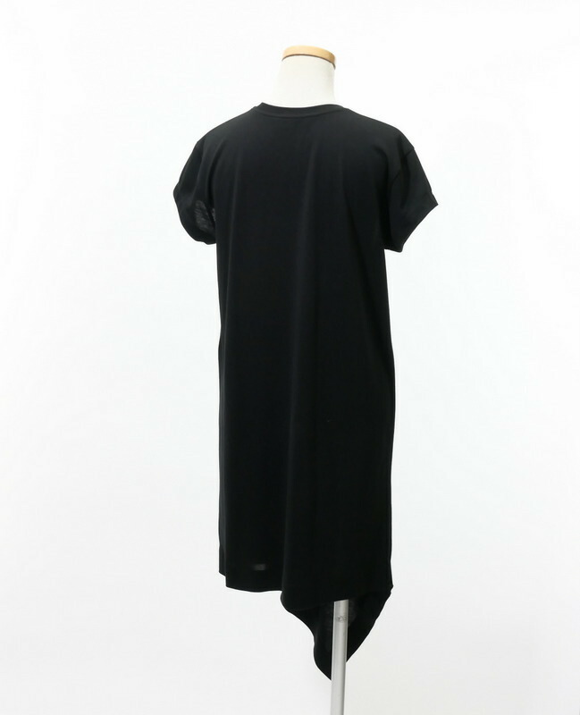 Paris 美品 Balenciaga Paris カットソー 黒 バレンシアガ Paris サイズ36 バレンシアガ レディース カットソー ワンピース ワンピース 美品 Balenciaga ワンピース レディース サイズ36 ブラック 黒 アシンメトリー イレギュラーヘム ブランド古着 中古
