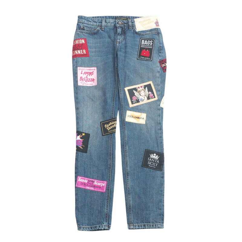 楽天市場】DOLCE&GABBANA 01AW GRAFFITI JEANS 安全ピン装飾