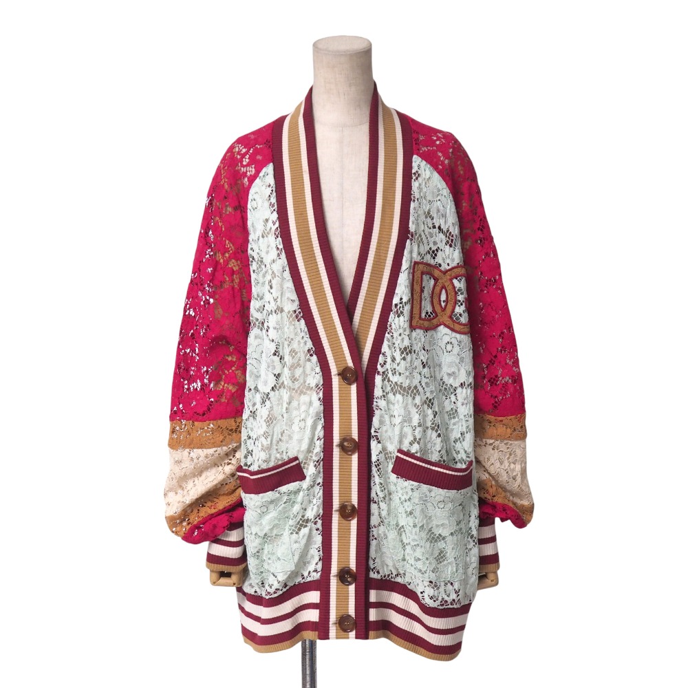 【大売り出し】【通貨価値落ちこむ】DOLCE\u0026GABBANA ドルチェアンドガッバーナ ジレー 大きさ38 ロングジレー DGロゴタイプ スピード競技 Vのど首 長袖 イタリア製 ブランド名古着【中古】20231127/GO8442