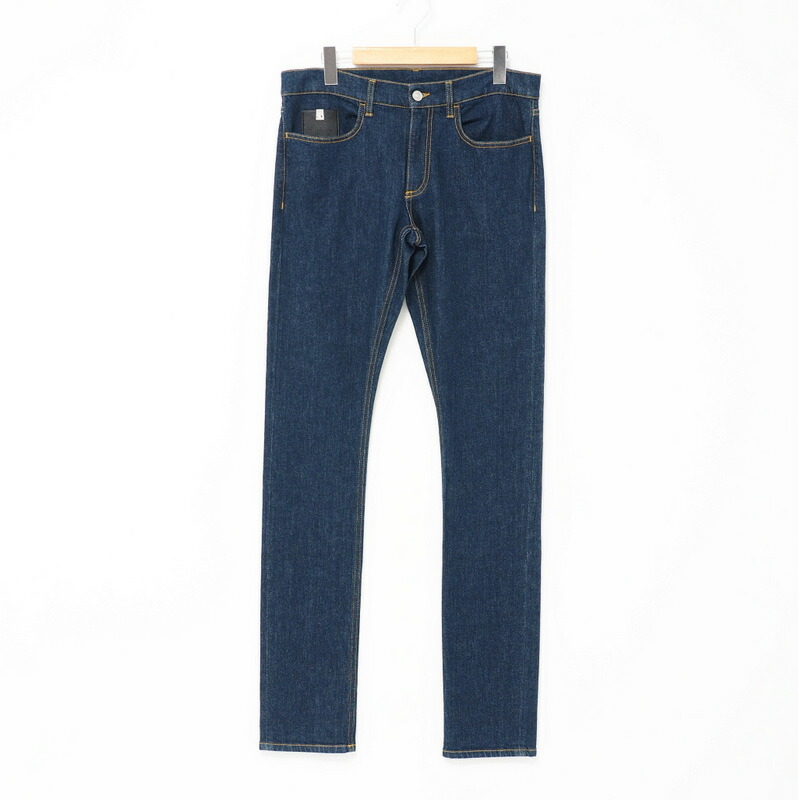 新品 ALYX 総柄 クラシック デニム パンツ バックル付き アリクス 1017 ALYX 9SM(アリクス) ダメージ加工デニムパンツ ×Blackmeans